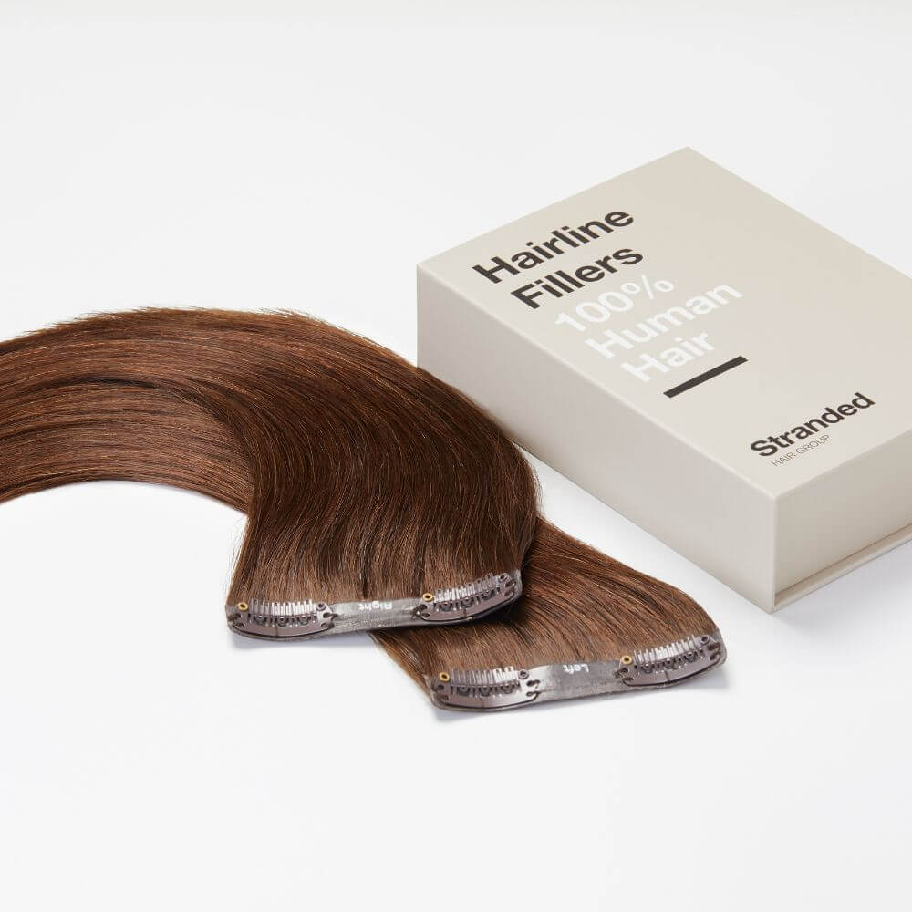 Stranded 12" Human Hair Hairline Fillers (30g) #4 Chocolate Dahlia