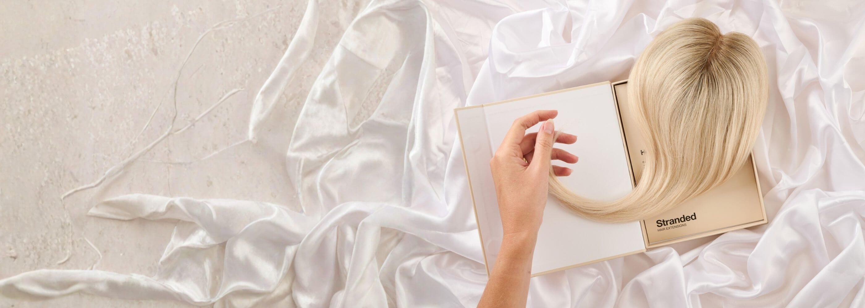 Stranded Human Hair Topper for thinning hair