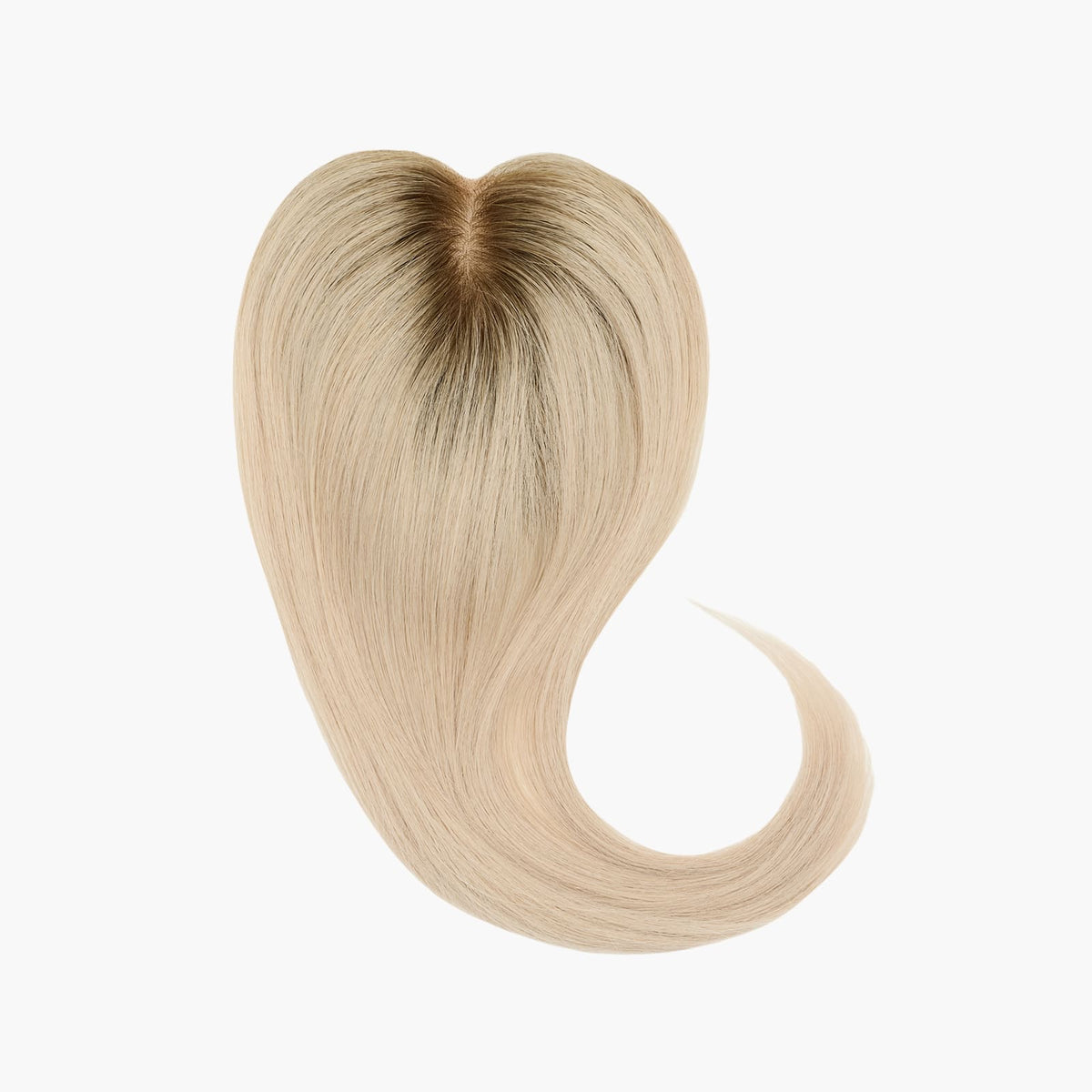 Stranded Dermablend Human Hair Topper in Pearl Moon (#111)