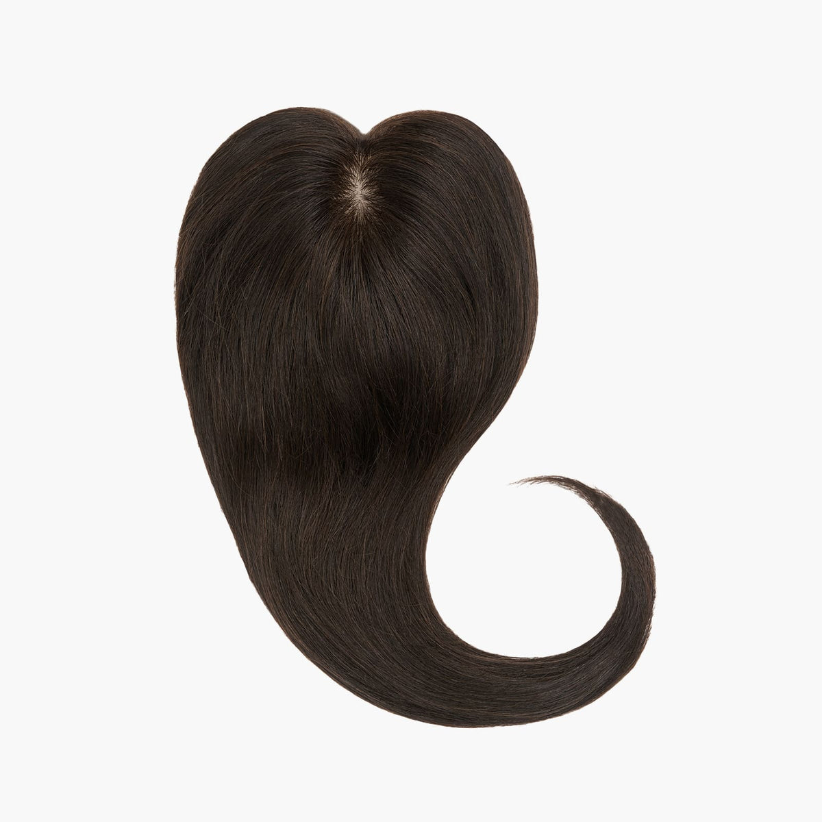 Stranded Dermablend Human Hair Topper in Queen Of The Night (#1B)