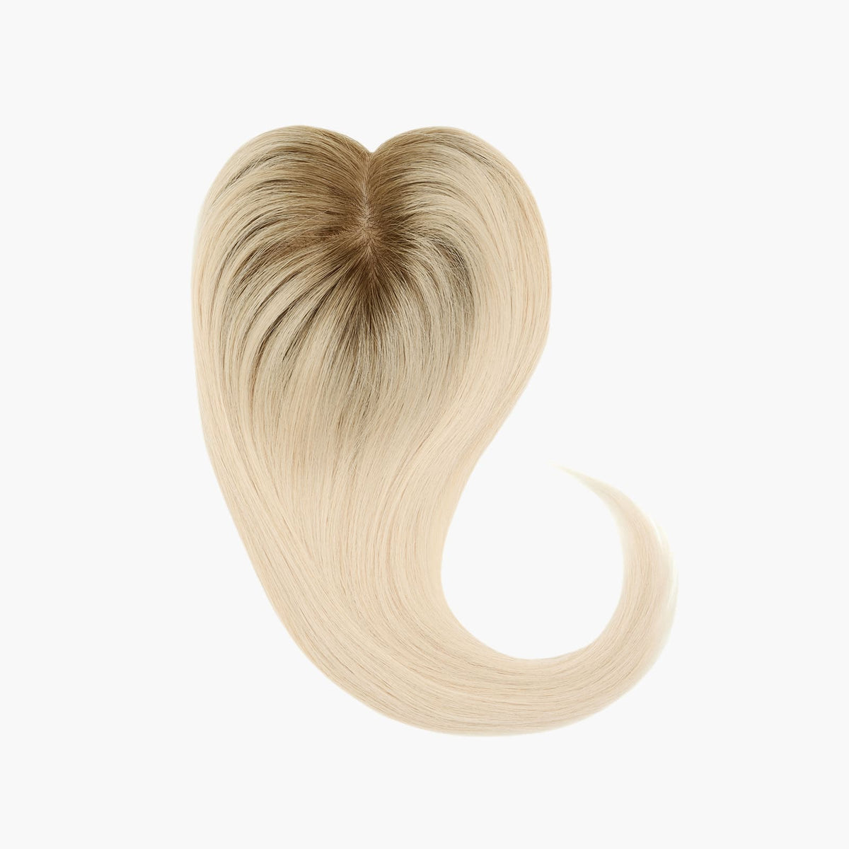 Stranded Dermablend Human Hair Topper in White Lily (#600)