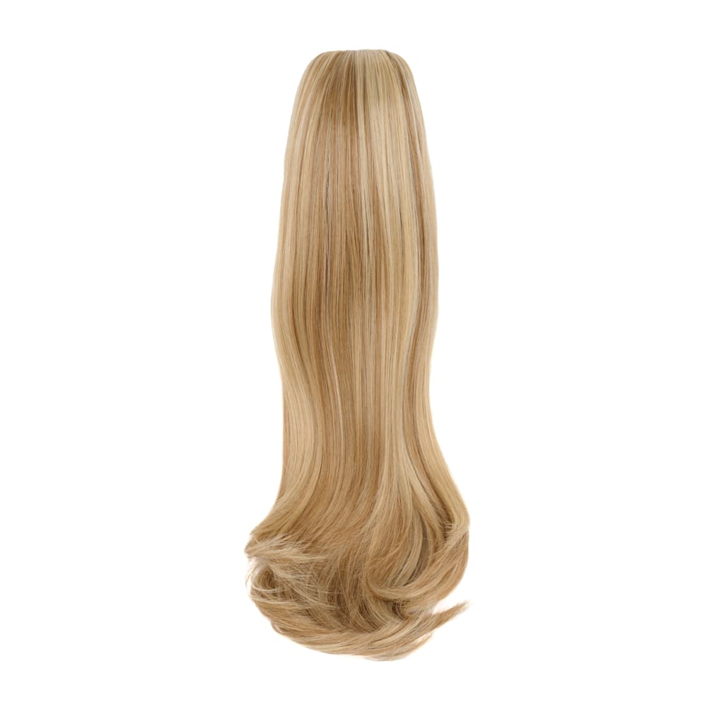 20 Inch Popular Length Clip-in Ponytail Extension in colour Highlighted Blonde