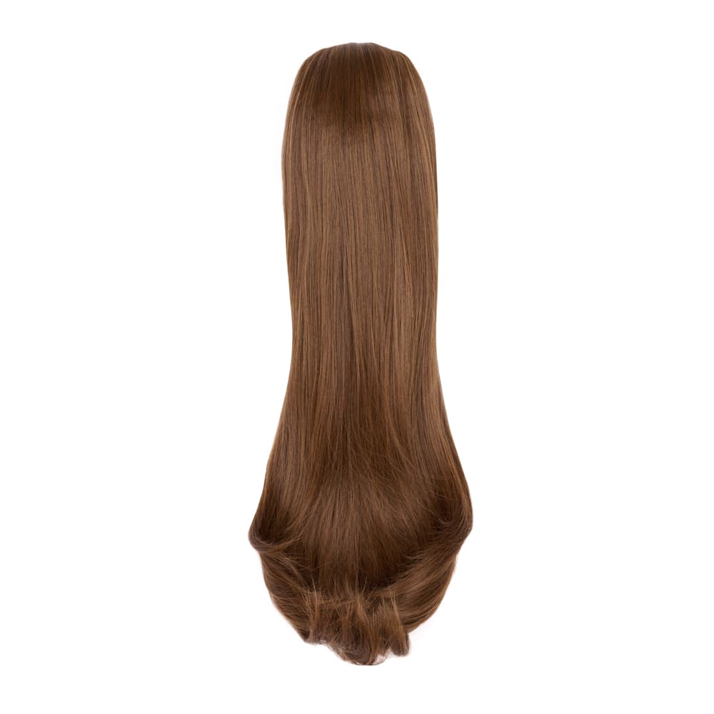 20 Inch Popular Length Clip-in Ponytail Extension in colour Caramel Brown