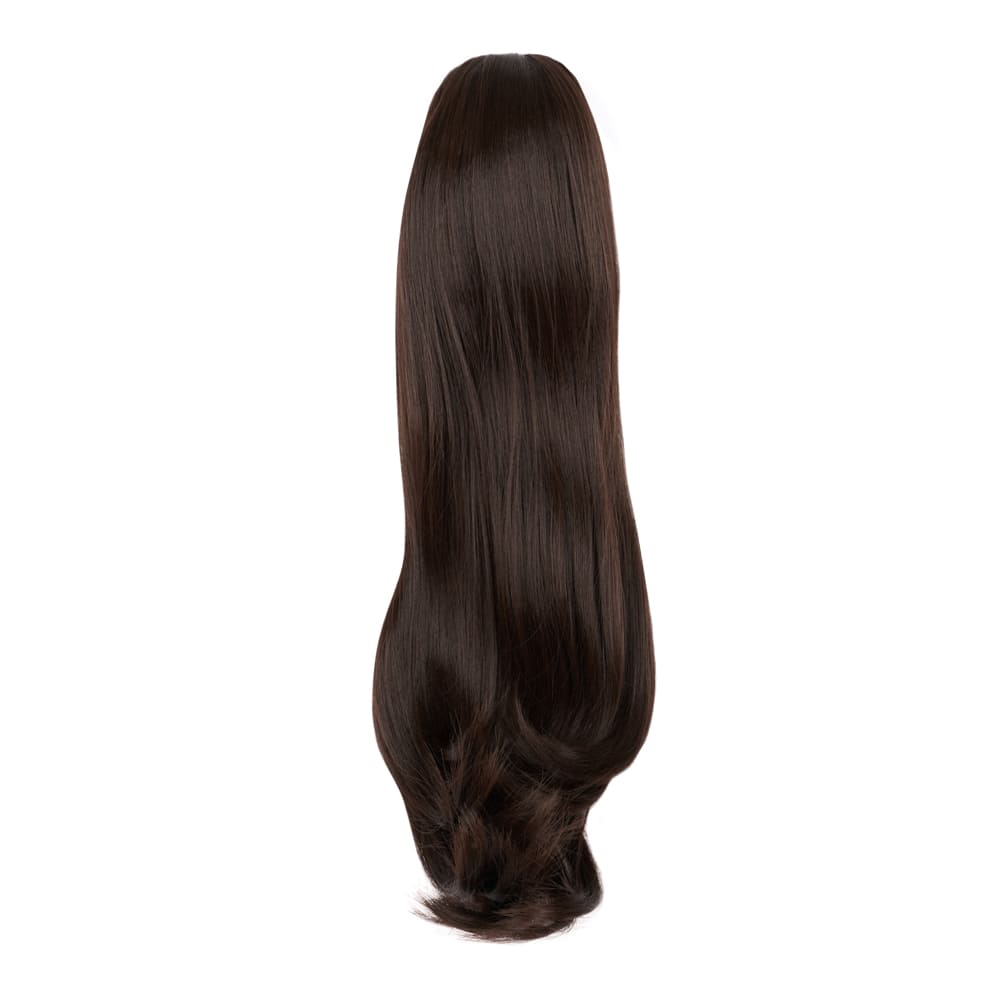 20 Inch Popular Length Clip-in Ponytail Extension in colour Chocolate Brown