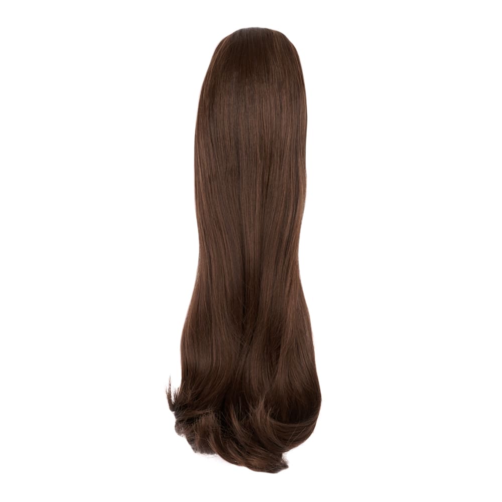 20 Inch Popular Length Clip-in Ponytail Extension in colour Medium Brown