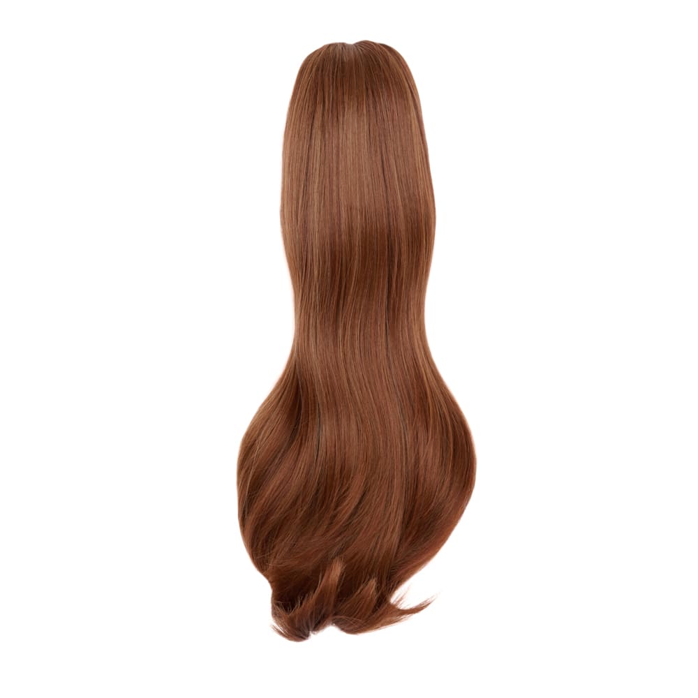20 Inch Popular Length Clip-in Ponytail Extension in colour Auburn