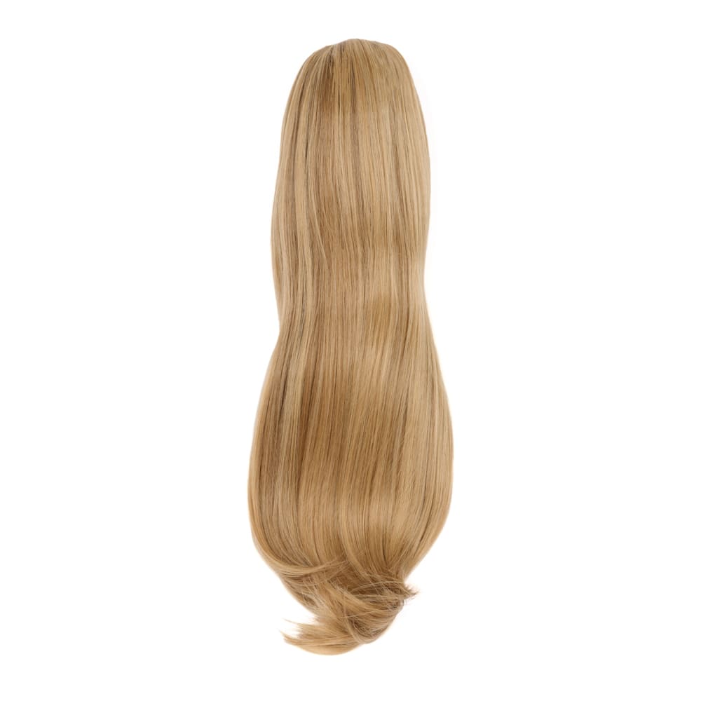 20 Inch Popular Length Clip-in Ponytail Extension in colour Vanilla Blonde