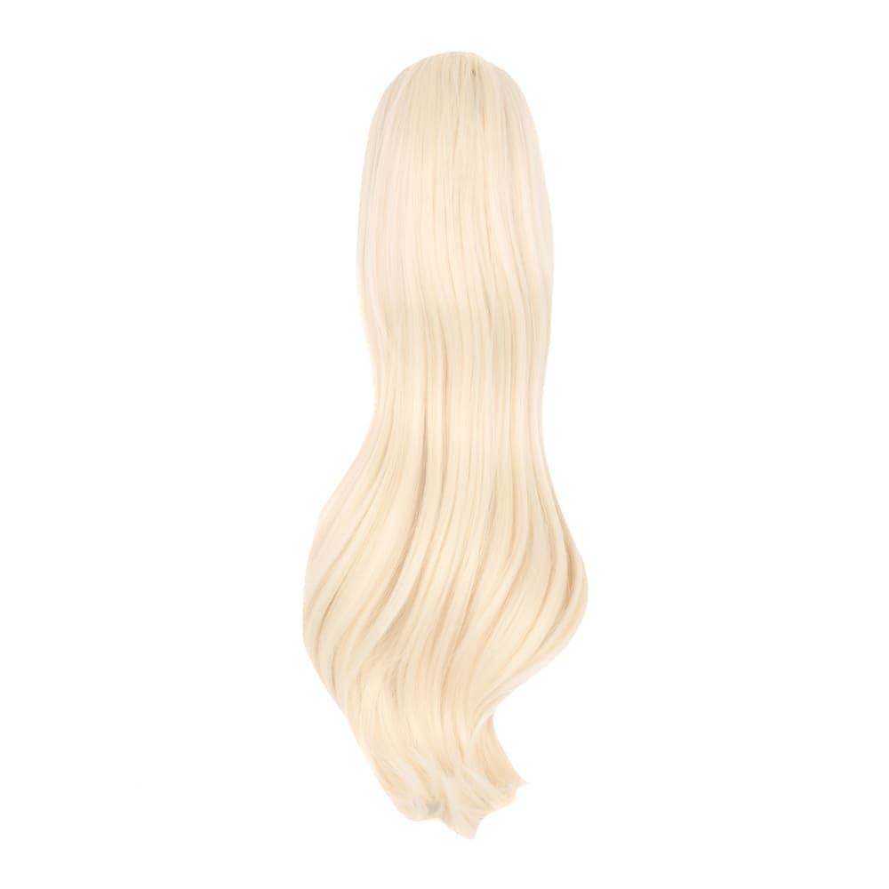 20 Inch Popular Length Clip-in Ponytail Extension in colour White Blonde