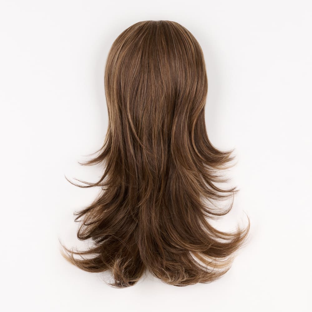 16 Inch Flicky Layered Style Claw Clip-in Ponytail in a Mixed Brown Colour