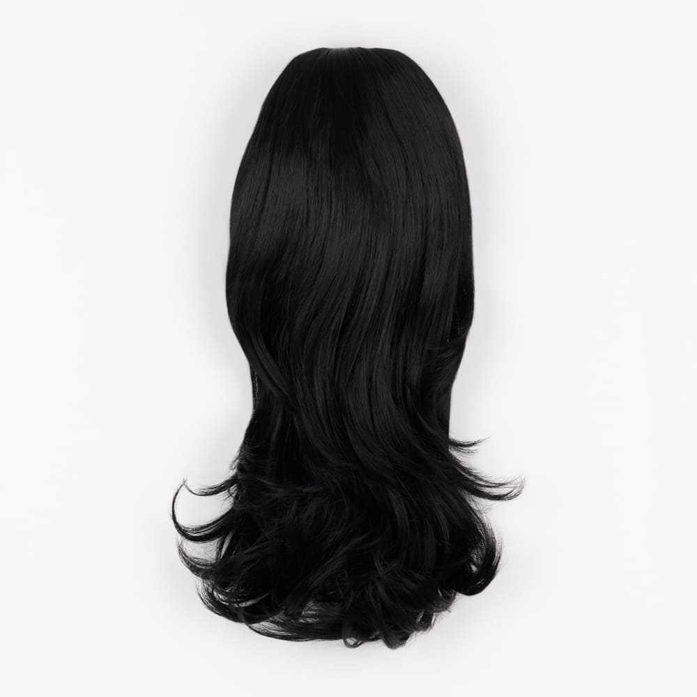 16 Inch Flicky Layered Style Claw Clip-in Ponytail in a Jet Black Colour