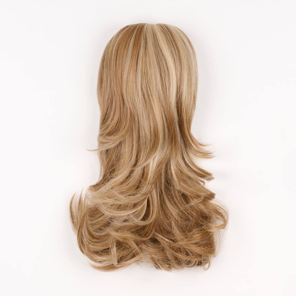 16 Inch Flicky Layered Style Claw Clip-in Ponytail in a Highlighted Blonde Colour