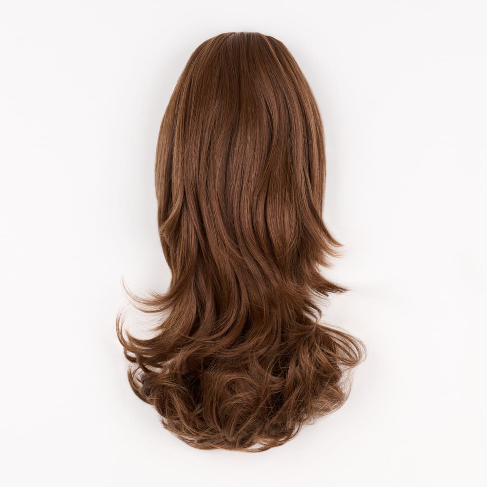 16 Inch Flicky Layered Style Claw Clip-in Ponytail in a Caramel Colour