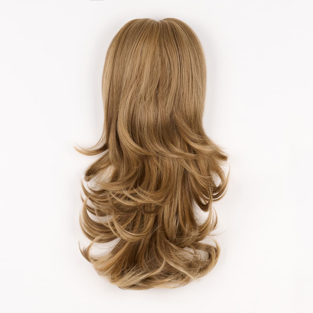 16 Inch Flicky Layered Style Claw Clip-in Ponytail in a Mousy Brown Colour
