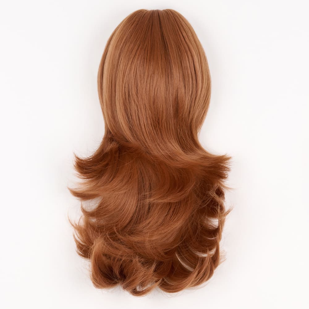 16 Inch Flicky Layered Style Claw Clip-in Ponytail in a Copper Colour