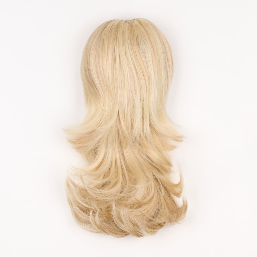 16 Inch Flicky Layered Style Claw Clip-in Ponytail in a UK Blonde Colour