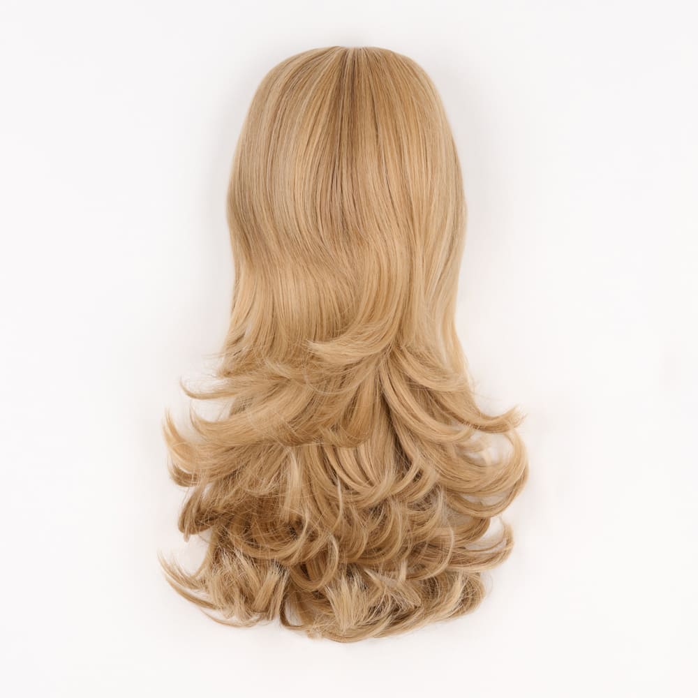 16 Inch Flicky Layered Style Claw Clip-in Ponytail in a Vanilla Blonde Colour