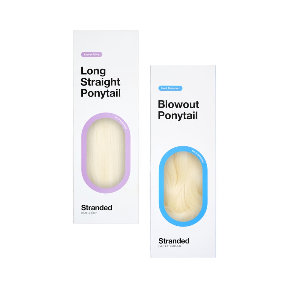 Stranded Long Pony Duo - Straight & Blowout - Colour #60 Lily Of The Valley
