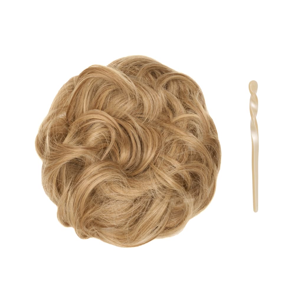 Stranded Easy Updo Mini Messy Scrunchie Bun in colour Vanilla Blonde