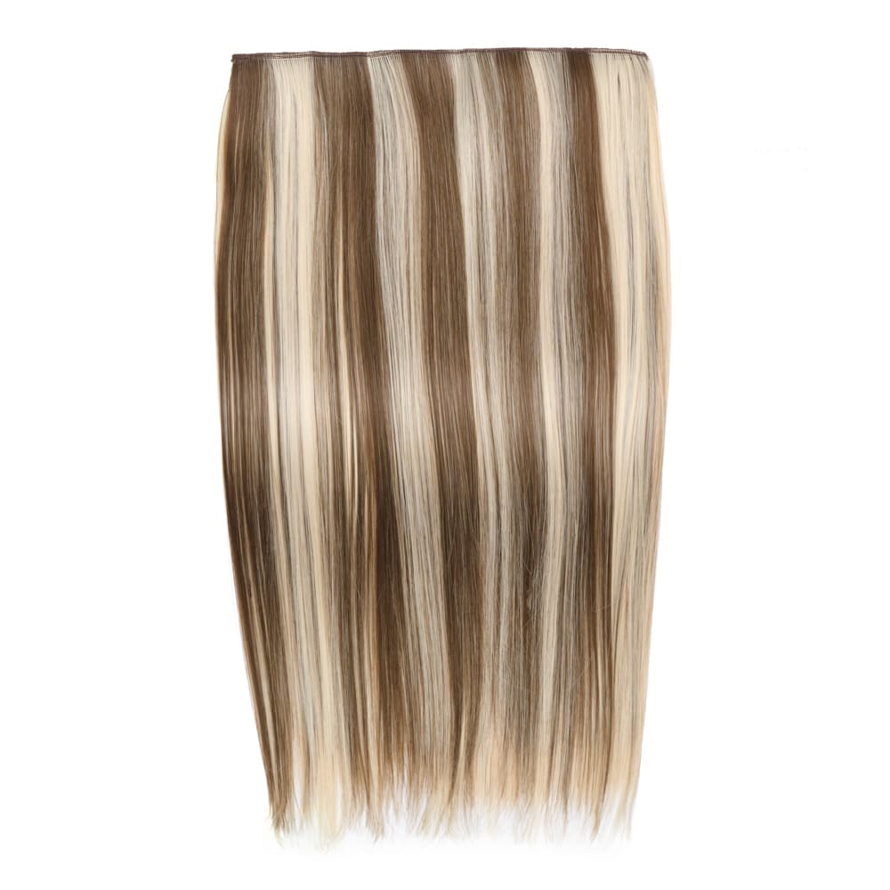Stranded 20 Inch One Piece Straight Clip-in Hair Extension - Colour Silver Blonde