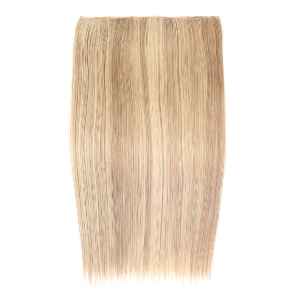 Stranded 20 Inch One Piece Straight Clip-in Hair Extension - Colour Mixed Blonde
