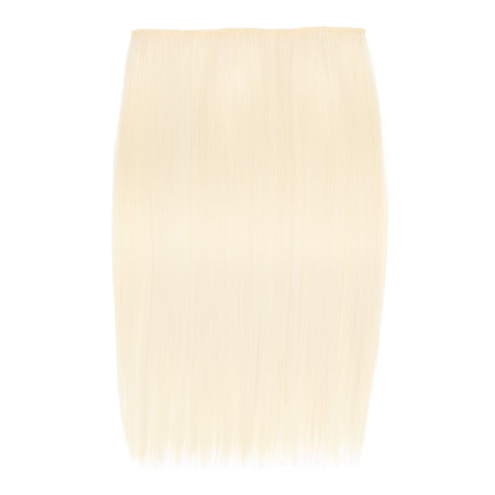 Stranded 20 Inch One Piece Straight Clip-in Hair Extension - Colour Platinum Blonde
