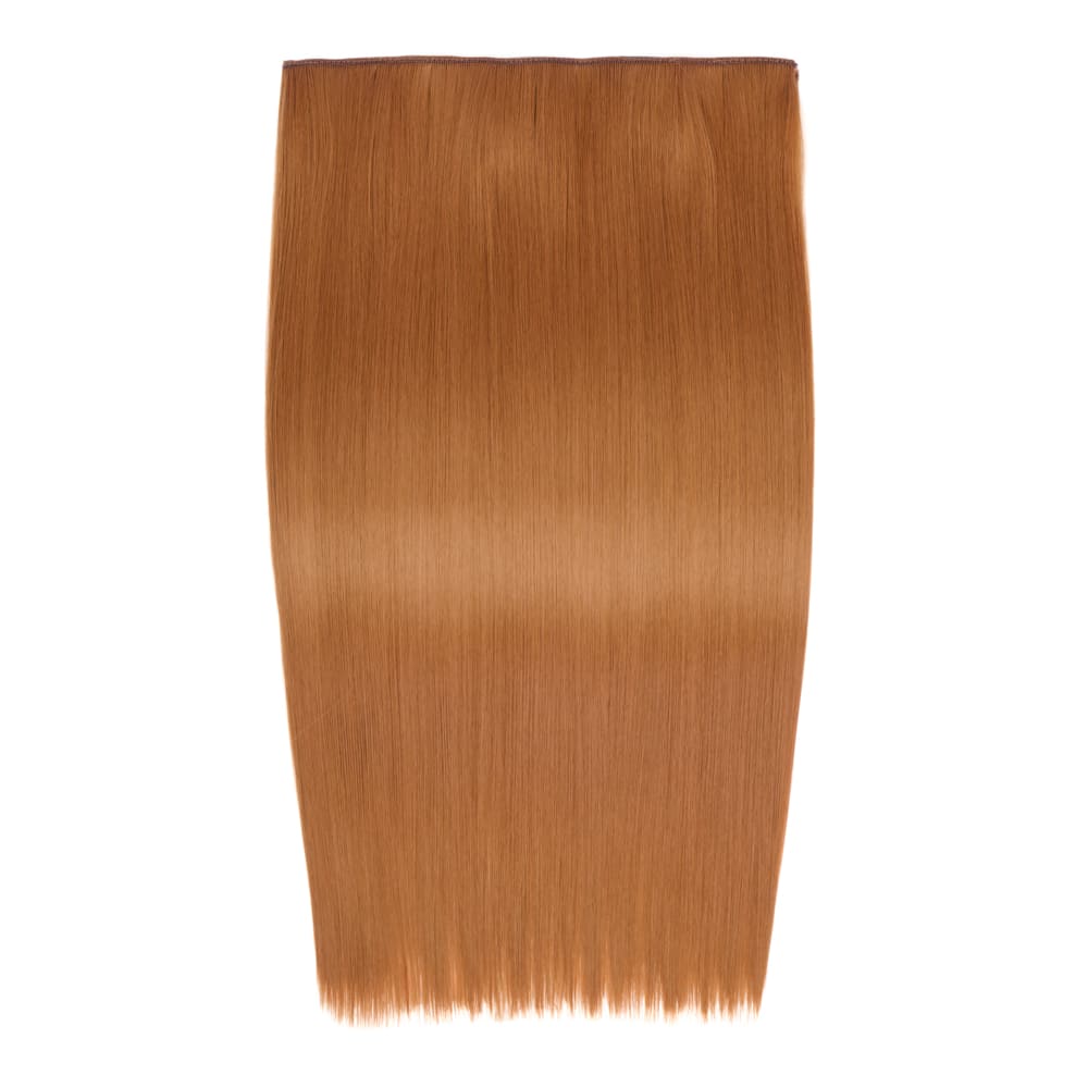 Stranded 20 Inch One Piece Straight Clip-in Hair Extension - Colour Copper