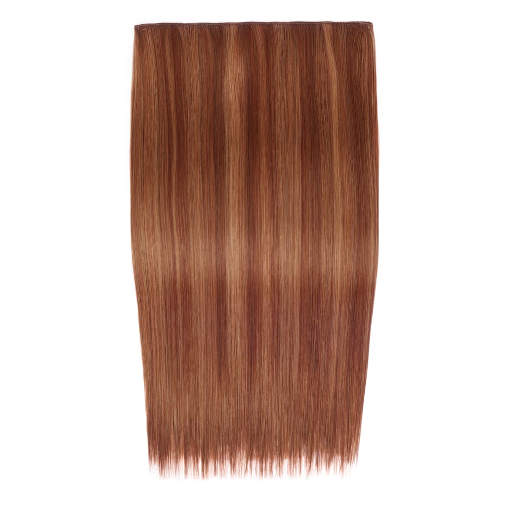 Stranded 20 Inch One Piece Straight Clip-in Hair Extension - Colour Auburn