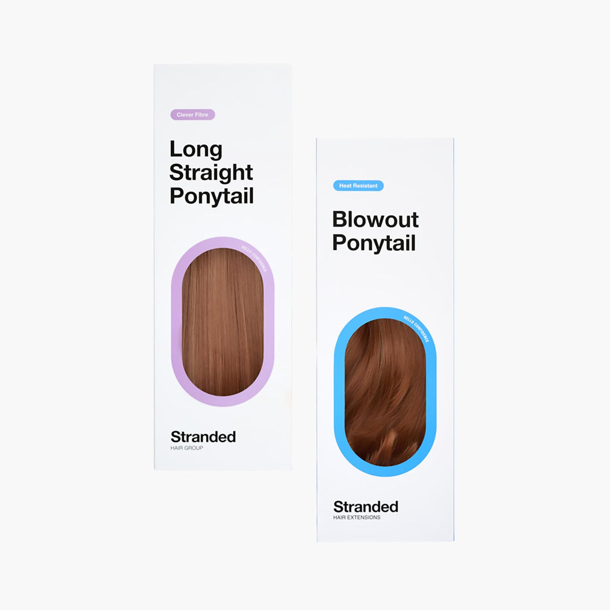 Stranded Long Pony Duo - Straight & Blowout in Sunrose (#33/30)