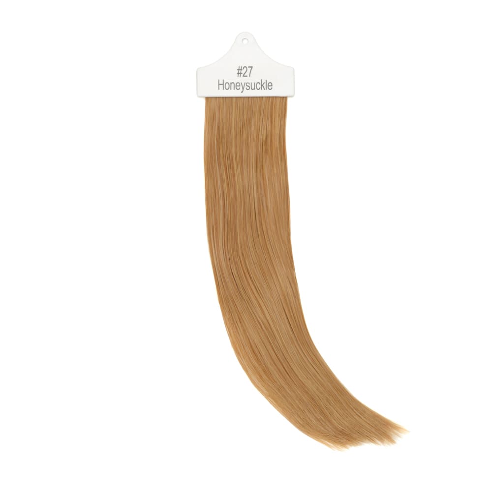Stranded Hair Extension Sample for matching colour Ginger