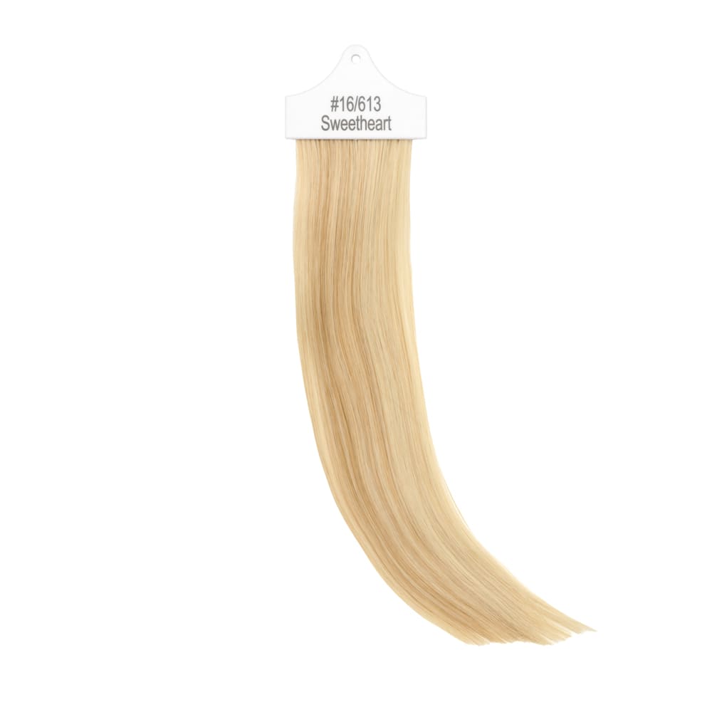 Stranded Hair Extension Sample for matching colour UK Blonde