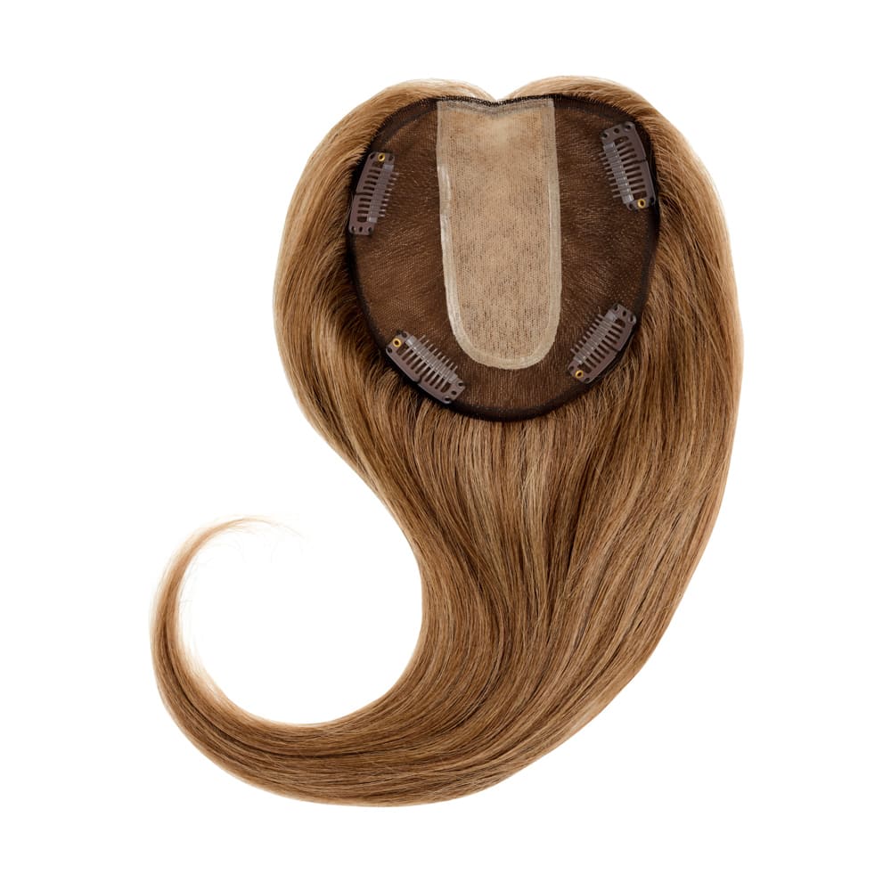 Stranded Dermablend Human Hair Topper - Colour #6/27 Honey Blush