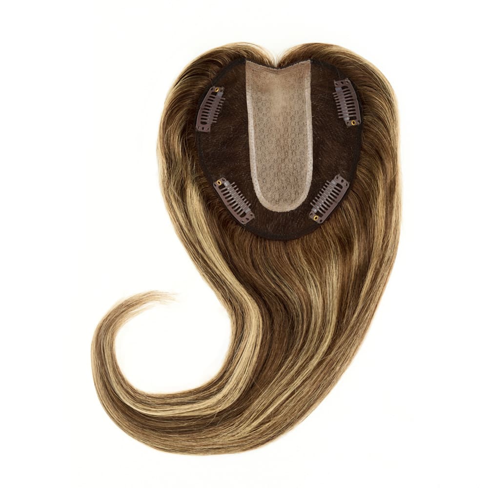 Stranded Dermablend Human Hair Topper - Colour #6/16/613 Safari Sunset