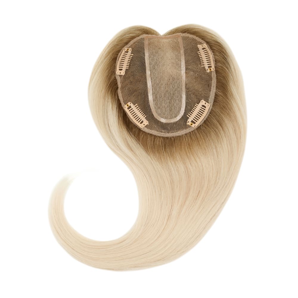 Stranded Dermablend Human Hair Topper - Colour #600 White Lily