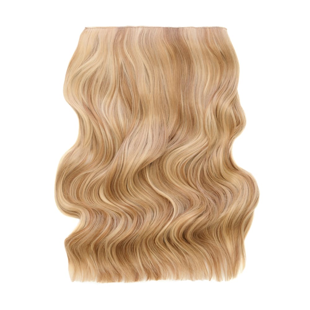 Stranded 20 Inch One Piece Wandwave Clip-in Hair Extension - Colour Medium Blonde