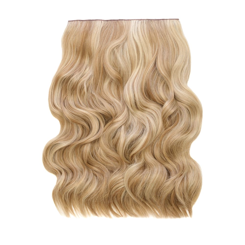 Stranded 20 Inch One Piece Wandwave Clip-in Hair Extension - Colour Highlighted Blonde