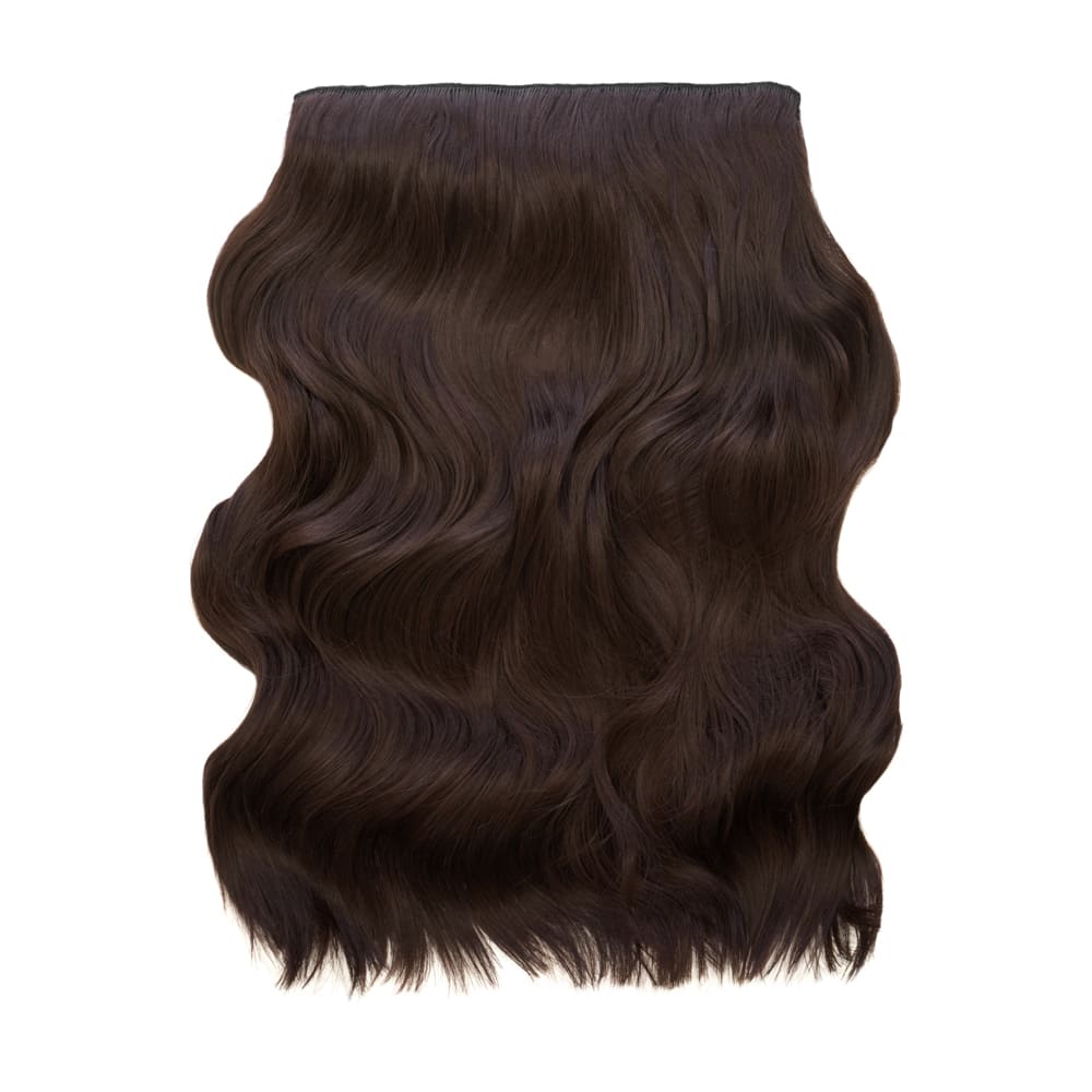 Stranded 20 Inch One Piece Wandwave Clip-in Hair Extension - Colour Chocolate Brown