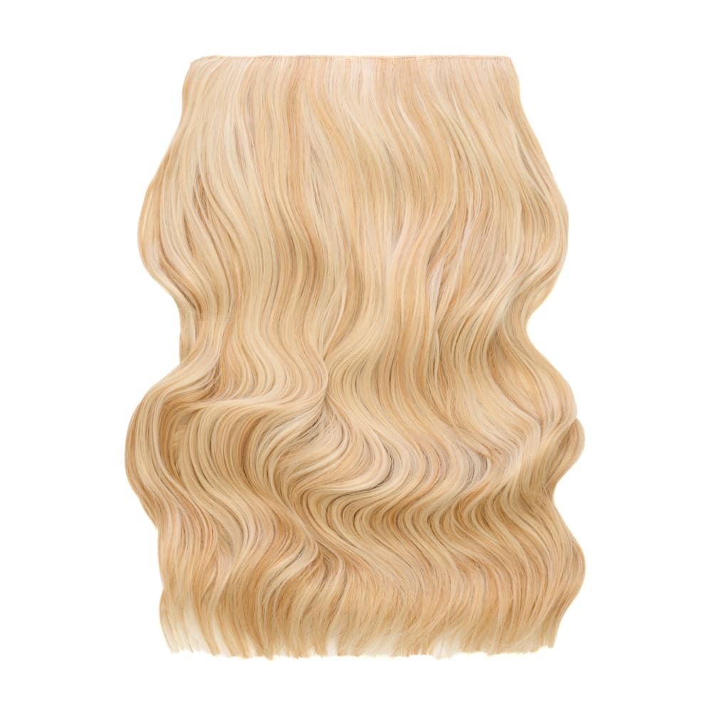 Stranded 20 Inch One Piece Wandwave Clip-in Hair Extension - Colour Strawberry Blonde