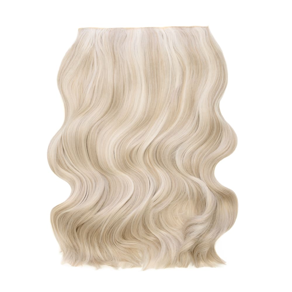 Stranded 20 Inch One Piece Wandwave Clip-in Hair Extension - Colour Silver