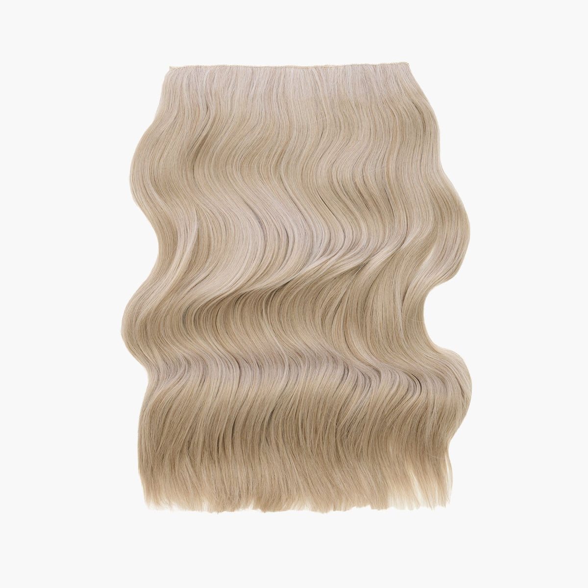 Stranded 20" One Piece Wand Wave Clip-in Hair Extension in Ash Moon (#112)