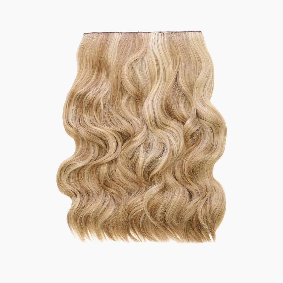 Stranded 20" One Piece Wand Wave Clip-in Hair Extension in Camelia (#10/613)