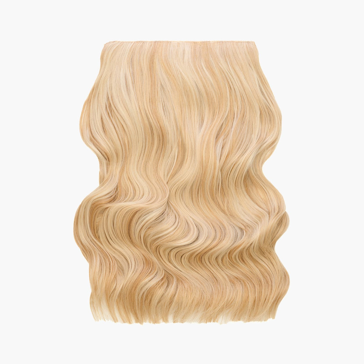 Stranded 20" One Piece Wand Wave Clip-in Hair Extension in Daffodil Dreams (#27/613)