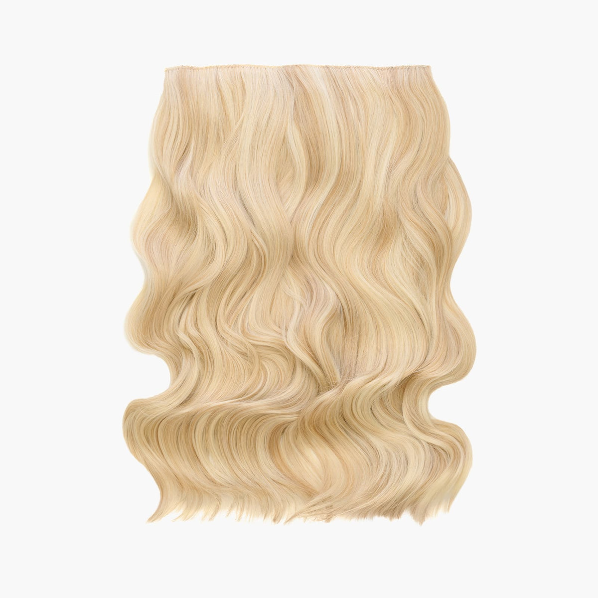 Stranded 20" One Piece Wand Wave Clip-in Hair Extension in Sweetheart (#16/613)