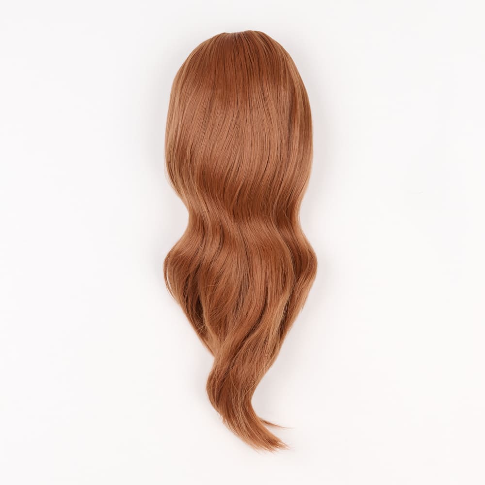 16 Inch Medium Length Clip-in Ponytail Extension on a claw clip attachment in colour Copper