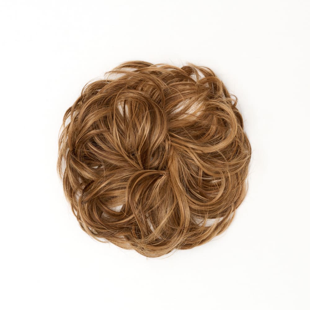 Stranded Flicky Messy Bun- Simple hair up scrunchie in colour Honey Blonde