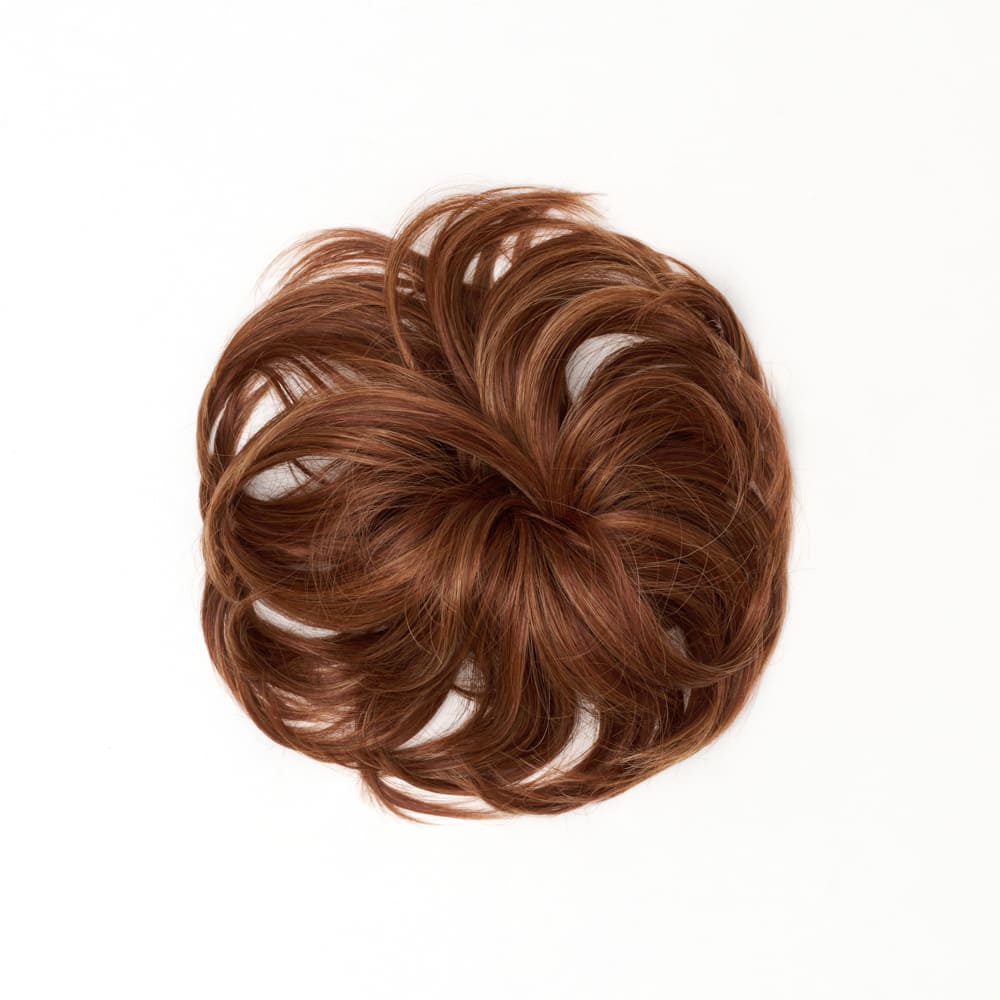 Stranded Flicky Messy Bun- Simple hair up scrunchie in colour Auburn