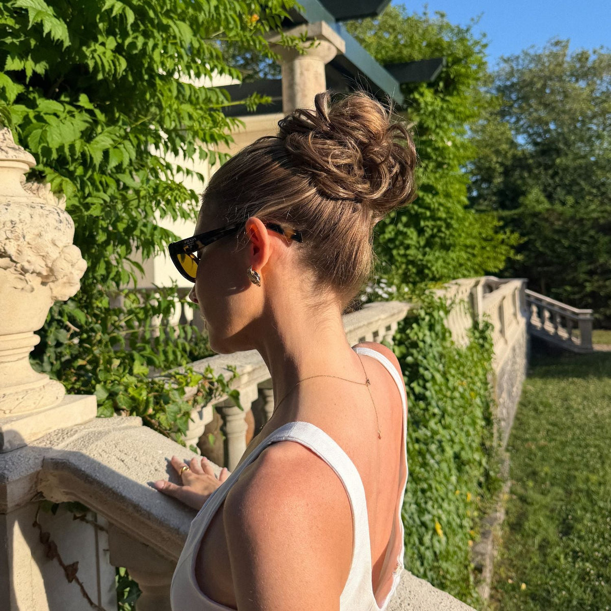 Brown Hair Buns