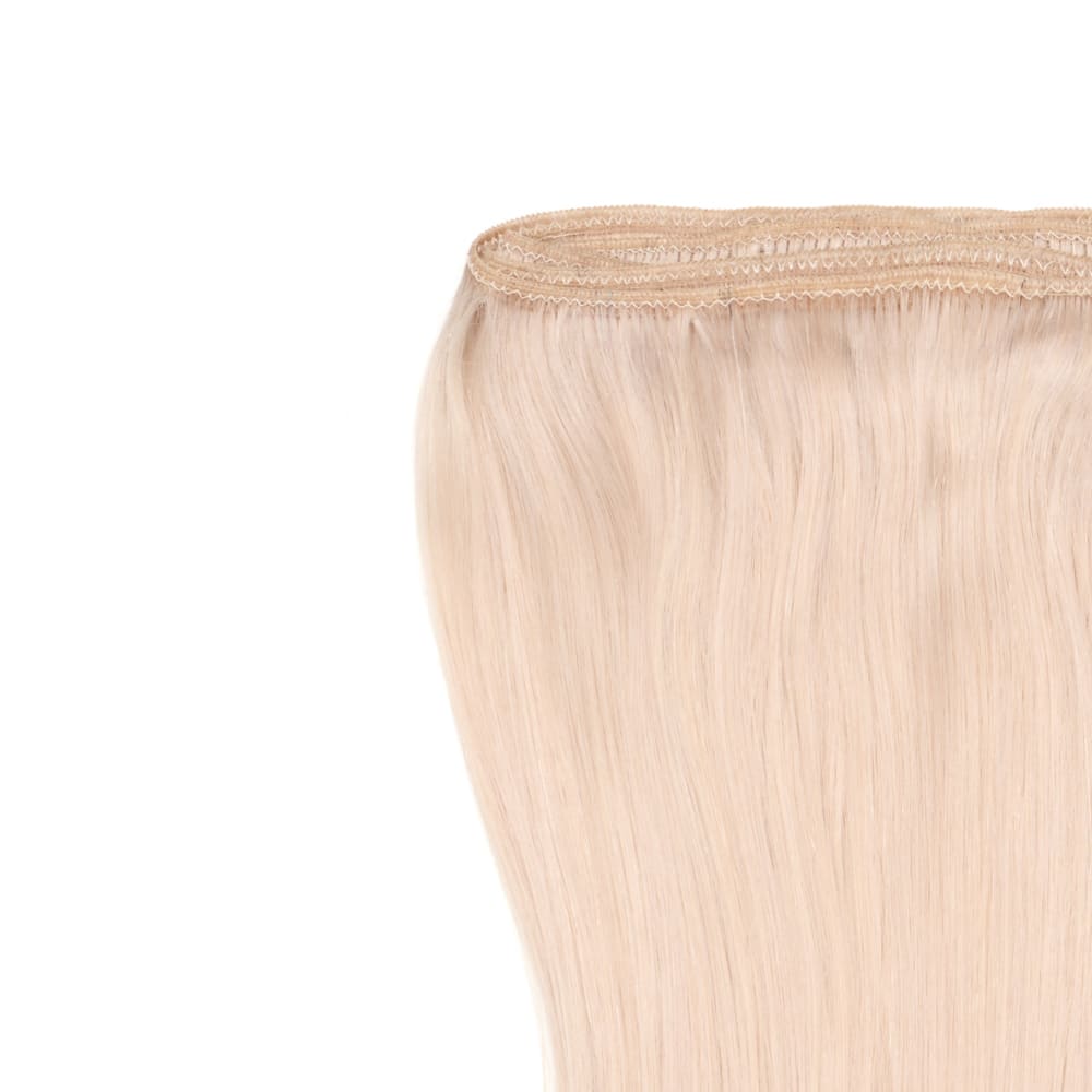 14 Inch Weft Track hair extensions in ash blonde colour
