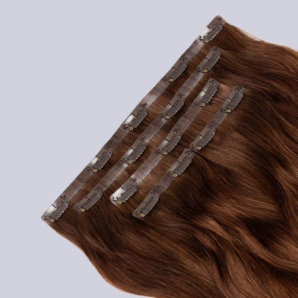 Seamless Hair Extension 14 Five Piece Clip in Human Hair 20 Colours