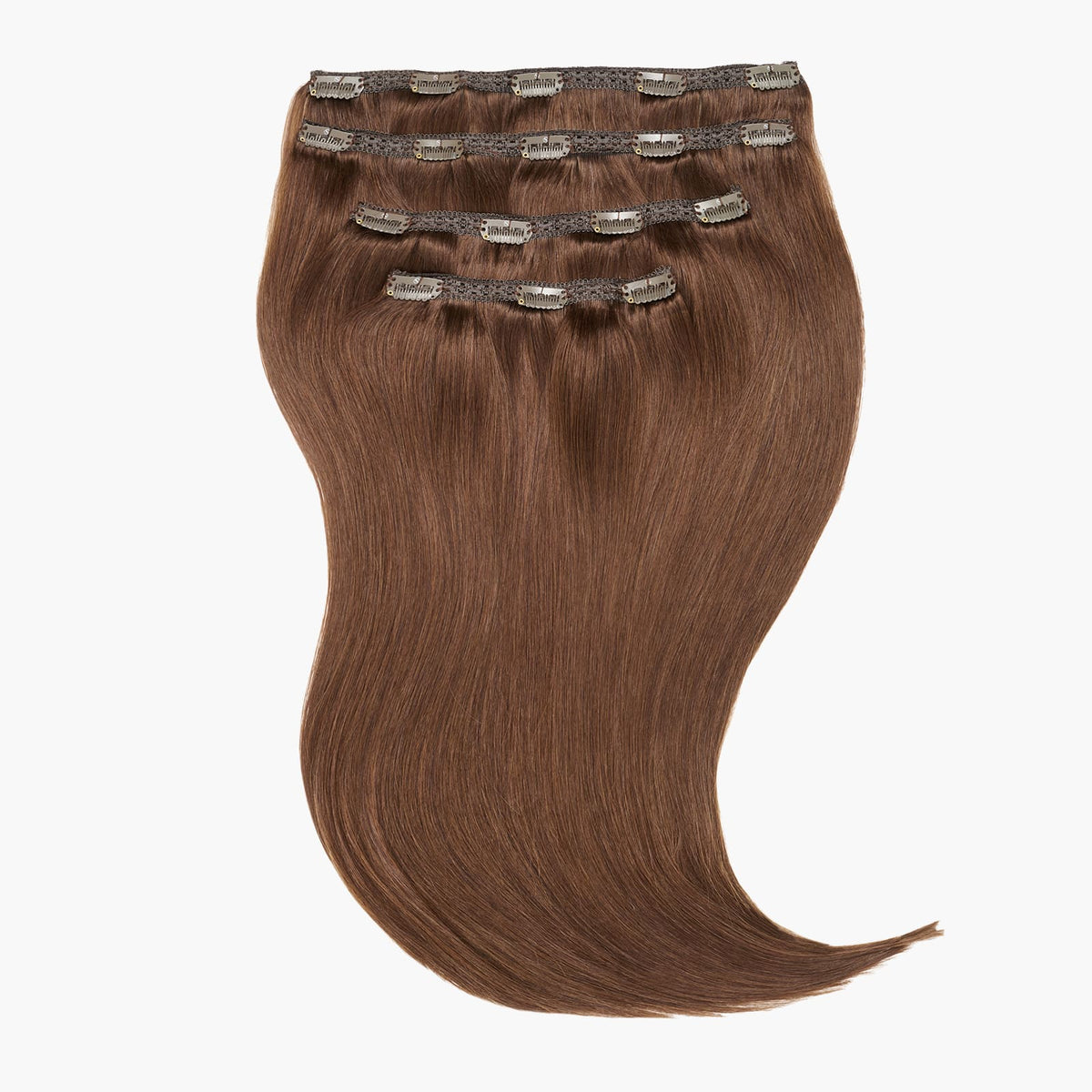 Stranded 16" Lace Clip-in Human Hair Extension (140g) in Daylilies (#6)