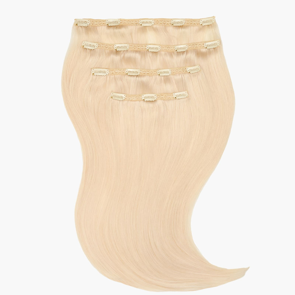 Stranded 16" Lace Clip-in Human Hair Extension (140g) in Lily Of The Valley (#60)
